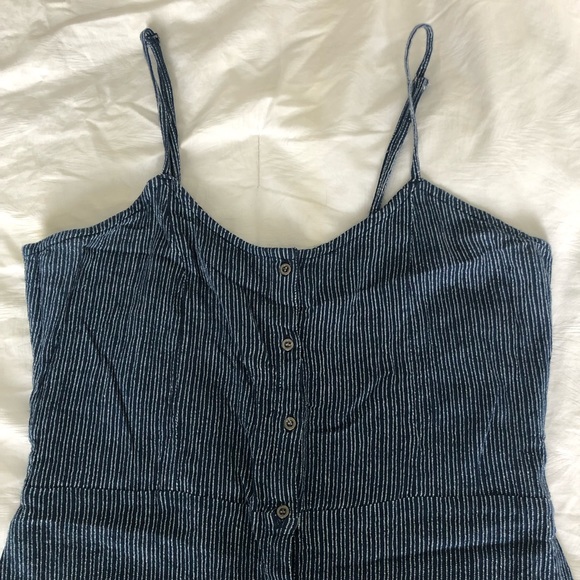 Amuse Society Brunch Date Stripe Mini Cotton Dress - Picture 3 of 11